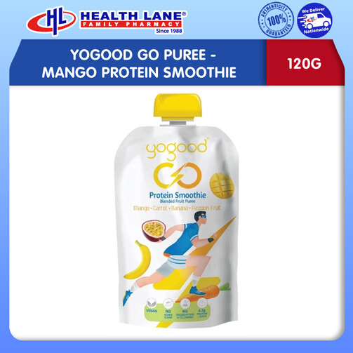 YOGOOD GO PUREE - MANGO PROTEIN SMOOTHIE (120G) 